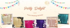Gold Sequin Backdrop 6x6ft High-Density 3mm Sparkly Photo Background Back Drop