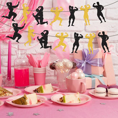 Glitter for Twerk Banner Garland Bachelorette Party Banner Decorations Funny Bir