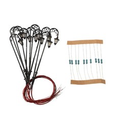 H0 Gauge Light for 3v 63mm Bonsai Decorations LED Making Model & Resistors