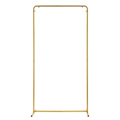 Freestanding Wedding Backdrop Stand, Gold & Beige Frame with Stability