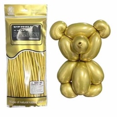 100pcs/pack,1.8g Metallic 260 Long Balloons Colored Twisting Animal Balloons Mod