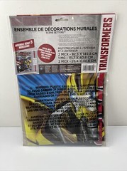 Hasbro Transformers Birthda￼y Party Table& Wall Decorating Kits