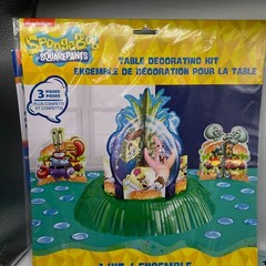 SpongeBob Squarepants Party Decorations Door Curtain, Table Decor, Hanging Decor