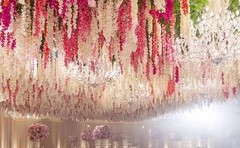40 Pack Artificial Wisteria Vine Garland, 3.75 Feet Silk Strings, Fake Hanging