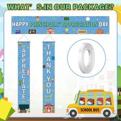Fanfanwin Happy Principals Appreciation Day Banner Set Principal Appreciation