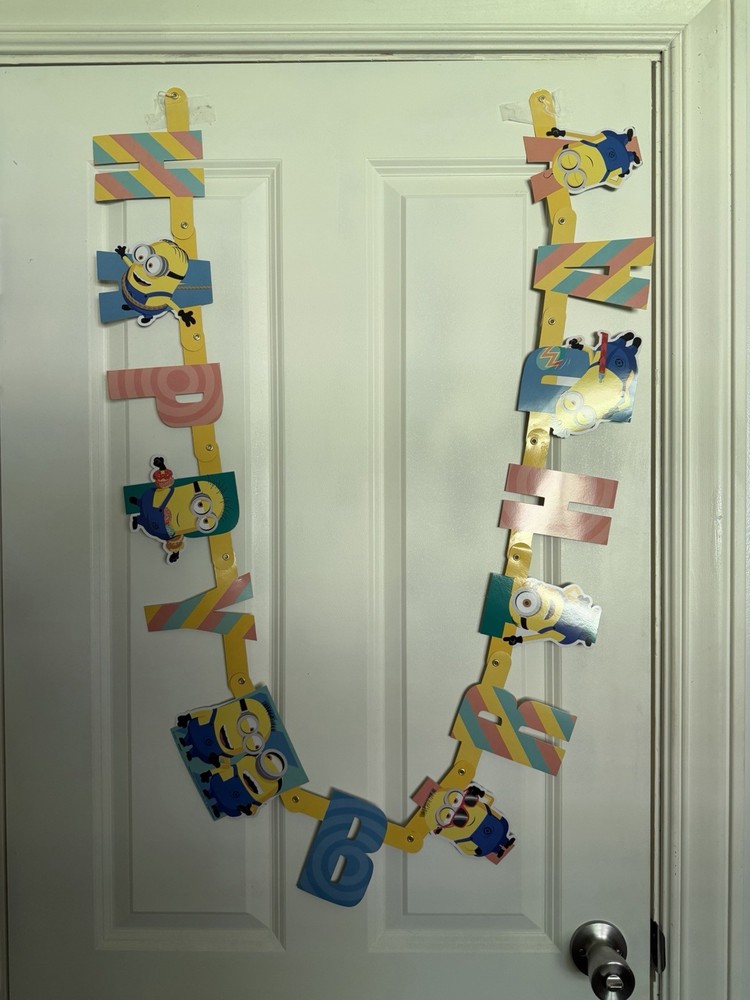Minions / Despicable Me – Happy Birthday Banner Party Decoration