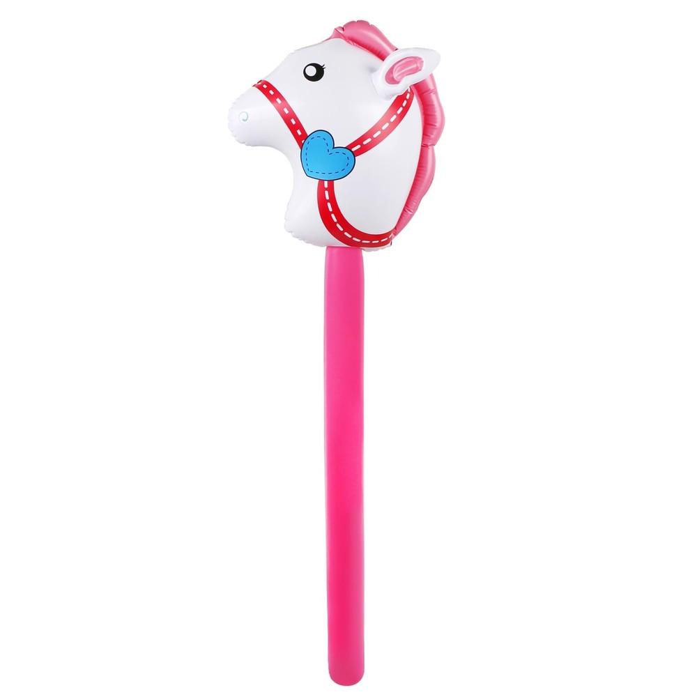 Inflatable Stick Horse Costume – Pony/Halloween/Western Cowboy/Horse Baby Sho…
