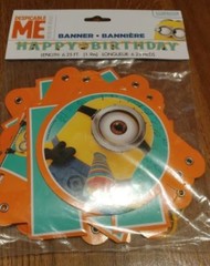 Minions Despicable Me Birthday Party Supplies Plates Table Cover Napkins New
