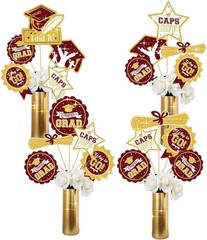 Graduation Decorations Maroon Gold Class of 2025/Maroon Gold Graduation Party…