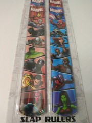 Marvel Slap Rulers 4 Pack Spider Man Iron Man New