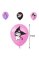 Kuromi & My Melody Birthday Party Decorate Supplies Balloon Banner Cake Toppers