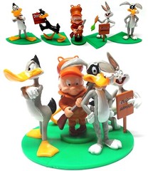 LOONEY TUNES RABBIT FIRE MINI CARTOON FIGURE CAKE TOPPER DECORATION YOU PICK