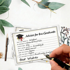 2/10/20/40pcs Graduation Greeting Cards & Pens Convocation Souvenir for Graduate