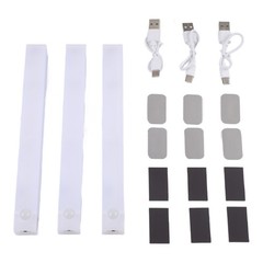 Rechargeable LED Night Light Wireless with Dual Color Mode for Cabinets 3pcs
