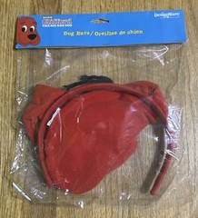 Vintage Scholastic Clifford The Big Red Dog Costume Ears Headband/Party Hat