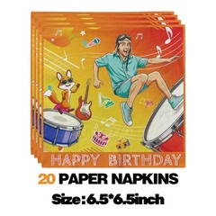 Danny Party Supplies Set Plates Cups Tablecloth Napkins Birthday Decor