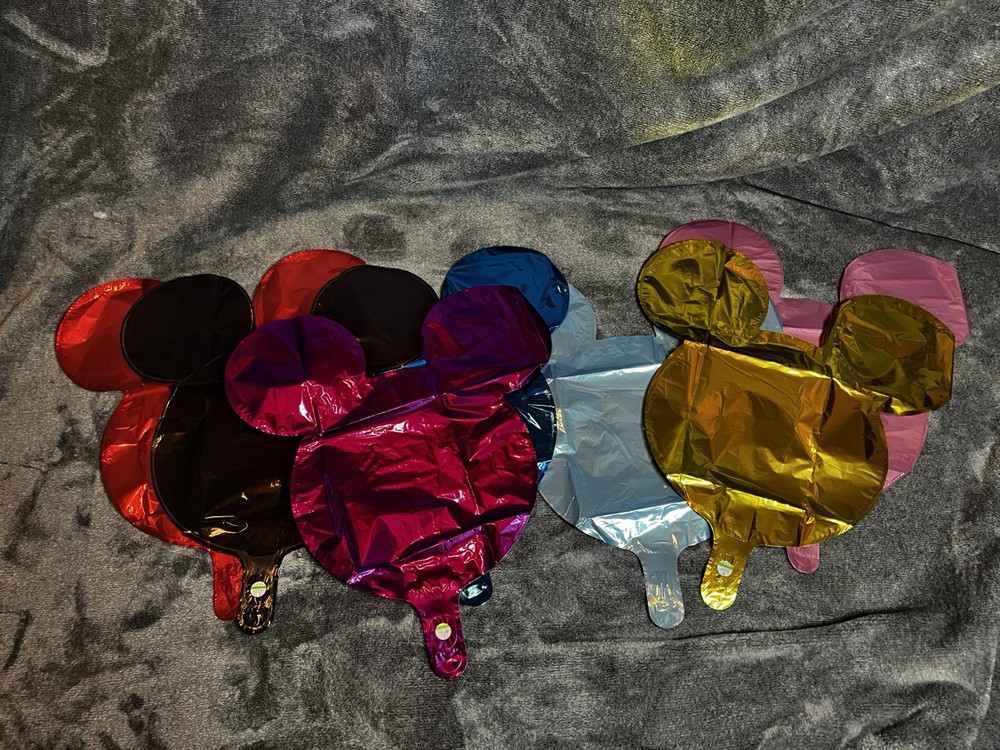 10 PCs Mickey Mouse Head Foil Balloons for Party