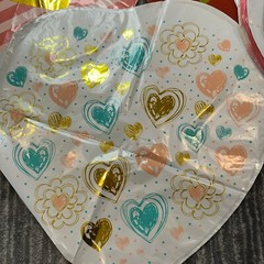Valentine’s Day Balloons 16 Pack Foil Love Heart Cute Bouquet Fun Gift New