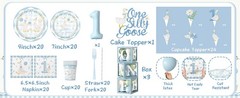 One Silly Goose Boy’s 1st Birthday Party Complete Tableware and Decoration Set