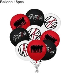 Stray Kids Merch 5 Star Party Decorations Include Happy Birthday Banners, Cake T