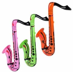 (Set of 3) Cool 24» Saxophones Inflatable – Inflate Blow Toy Party Decorations