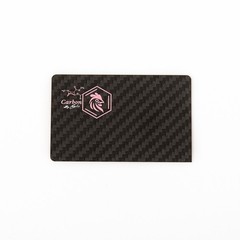 Carbon By Charlie Ultra-Slim Card & Short Tube Set 100% Real 3K Carbon Fiber