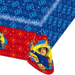(PKT) Child Fireman Sam Plastic Tablecover Table Cover