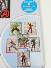 BRAND NEW Marvel Avengers Frame Decorating Kit 6 Cut Outs Wall Hang Party