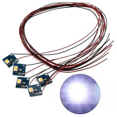 Create Realistic Lighting in Your For Model Buildings Pack of 5 Warm White LEDs