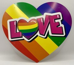 Pride Month Rainbow Banner Decorations Pack – LGBTQ+ Cardboard Signs DIY Kit