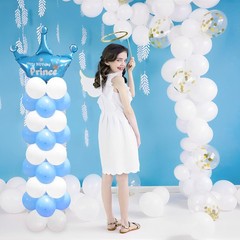 4 Sets Metal Balloon Stand, Balloon Arch Kit of 4, 7 Feet Adjustable, Durable…