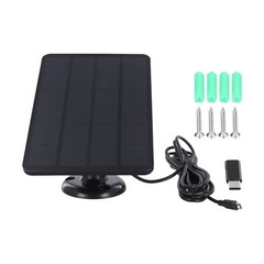 Reliable 4W Solar Charger for Blink Cameras with Long Installation Cable