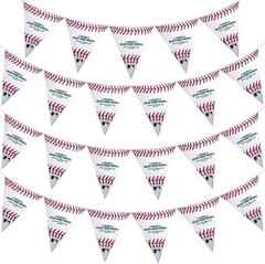 Rawlings Baseball Official MLB Plastic Pennant Banner – 12ft (Pack Of 1)