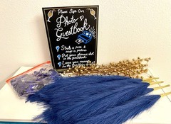 Table Decorations Party Decor Navy Blue And Gold