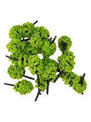 20pcs DIY Miniature Trees Model Train Railroad Wargame Scenery Landscape Scale