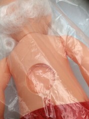 Darice Santa Claus Holiday Doll Plastic 14” Brand New Vintage Christmas 1991