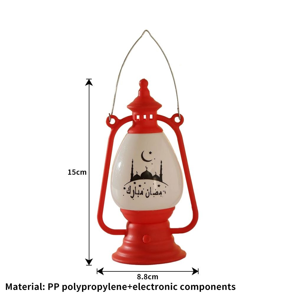 Eid mubarak Hurricane Lamp Retro Coal Oil Windproof Lamp Eid Al Fitr Mosque JQ