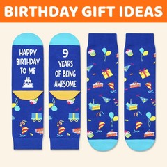 9th Birthday Gifts for Boys – Socks for Boys Girls Age 9 Presents for 9 Year …