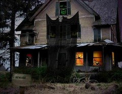 10.8′ Halloween Haunted House Ghost Hanging Decoration Skeleton Skull Home Decor