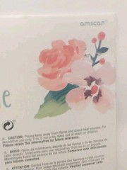 Amscan From Miss to Mrs Table Decorating Kit Bridal Shower Party Pink Floral 12″