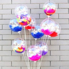 25 PCs Clear Bobo Balloons 12 inches Transparent Bubble Balloon for Light Up …