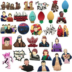 29 Pcs TV Drama Theme Shoe Charms, for Shoe Decoration, the Perfect Choice for P