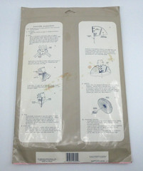 VTG Honeycomb Umbrella Bridal Shower Centerpiece By Gibson Pink Hearts