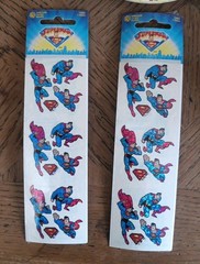 Superman Bday Stuff In Package 8plates,hats,napkins,stickers 50 Piece Puzzle