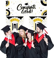 Graduation Backdrop Banners Graduation Decorations – 3 Pack FAST SHIPPING