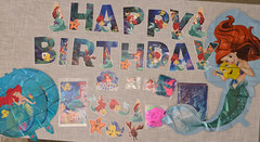 The Little Mermaid Ariel Party Supplies Birthday Decor Banners Balloon US Seller