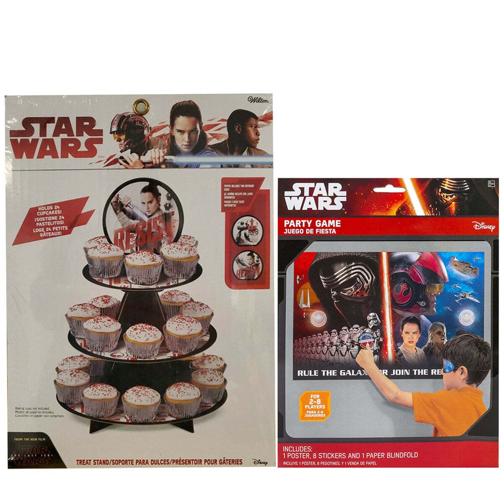 Star Wars Birthday Party Game, Cupcake Stand