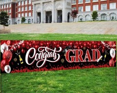 2025 Graduation Decorations-Congrats Grad Yard Sign Banner Decoration for Cla