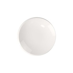 Villeroy & Boch NewMoon Collection Bread Plate, Premium 6.25 in, Creamy White