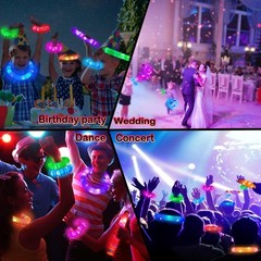 12PCS Glow Sticks Party Favors for Kids Light Up Necklace Bracelet Birthday Fun